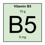 5. Vitamin B5 / Pantothenic Acid